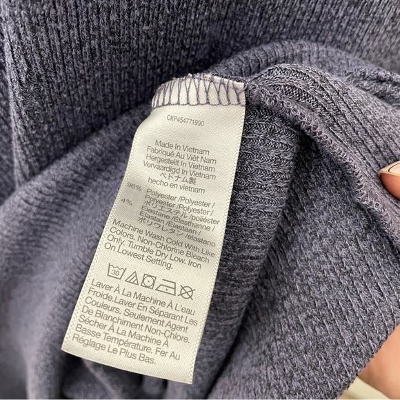 Madewell Plus Westville Tank Spacedye Ribbed Sleeveless Modesty Midi Dress NA628 - Picture 8 of 9